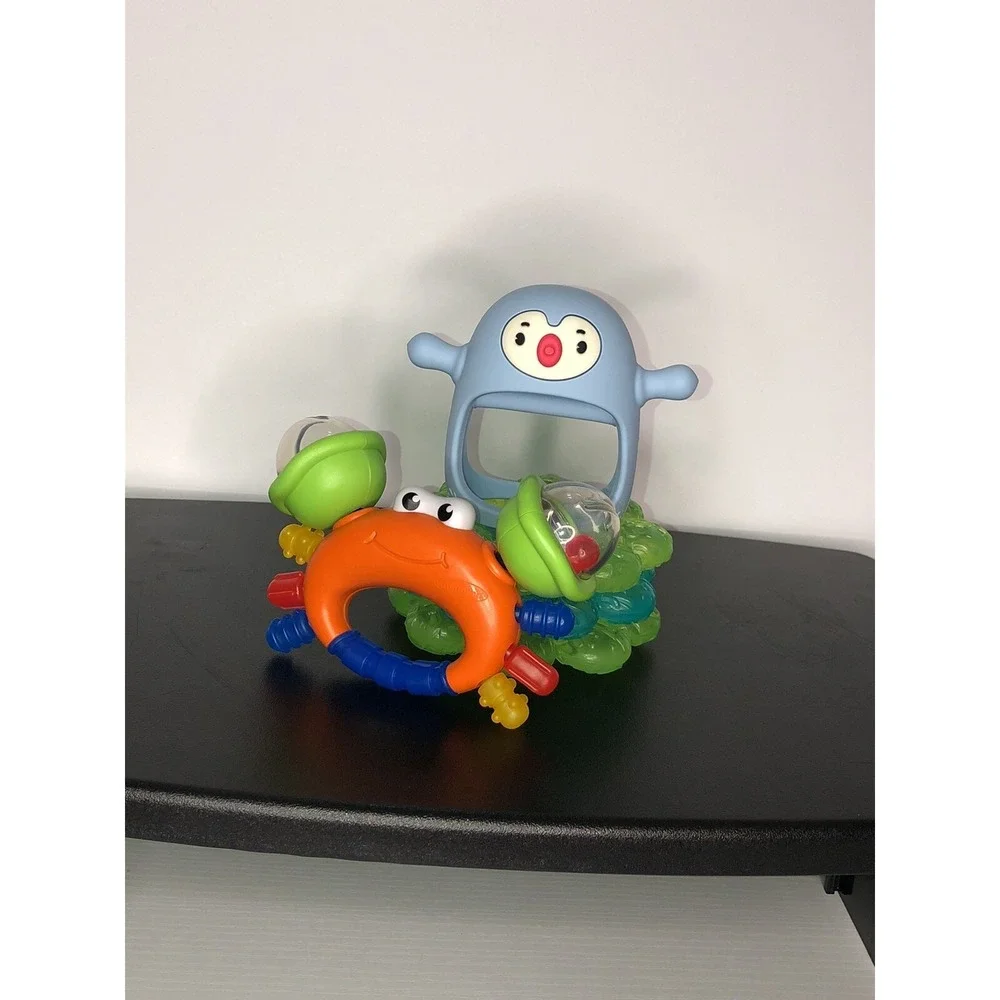 Set Baby Teething Ring Water‎ Filled, 1 Teether Chewing1 BPA Free Soothing Gums